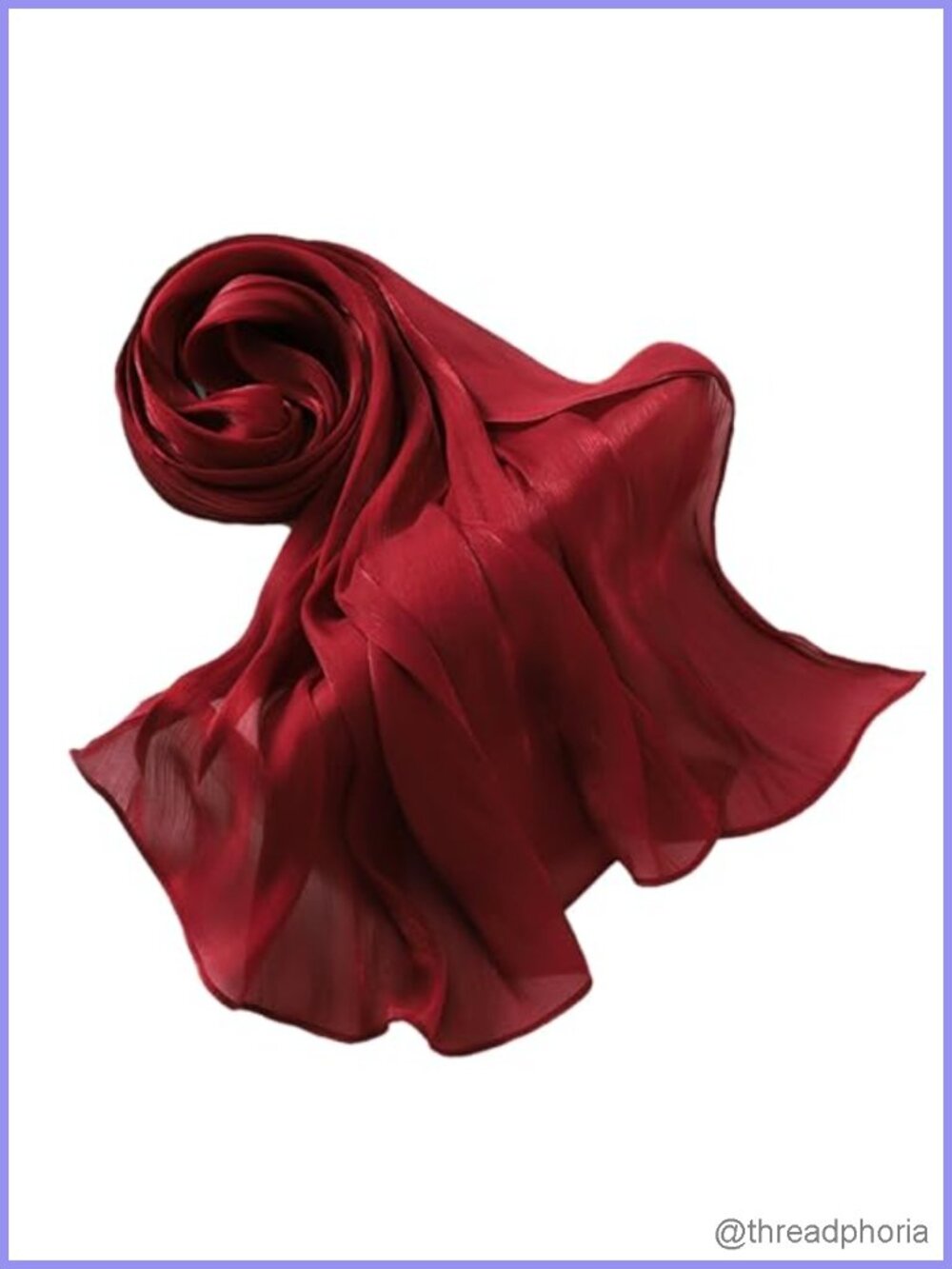Shimmer Crepe Hijab Head Scarf Lightweight Wedding Shawl Wrap